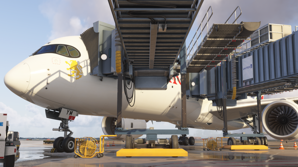iniBuilds Updates Chicago O’Hare With Multi-Jetway and Performance Fixes