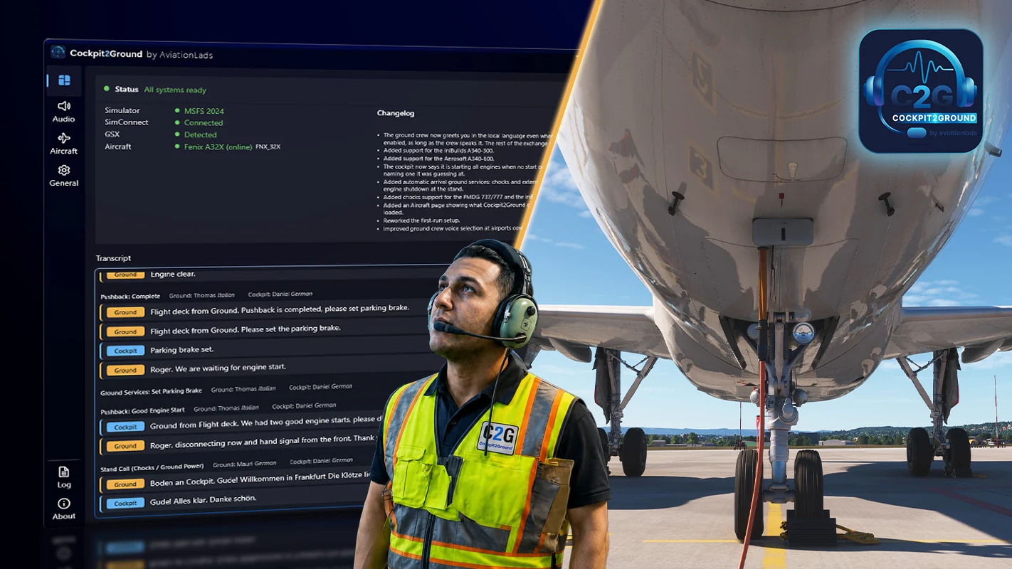 Cockpit2Ground Brings Smarter Ground Crew Communications to GSX