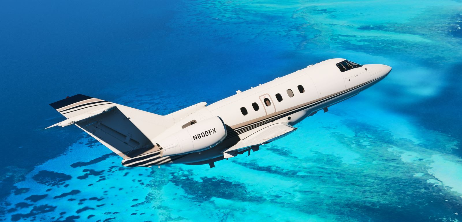 FlightFX Releases Hawker 800XP for Microsoft Flight Simulator 2024