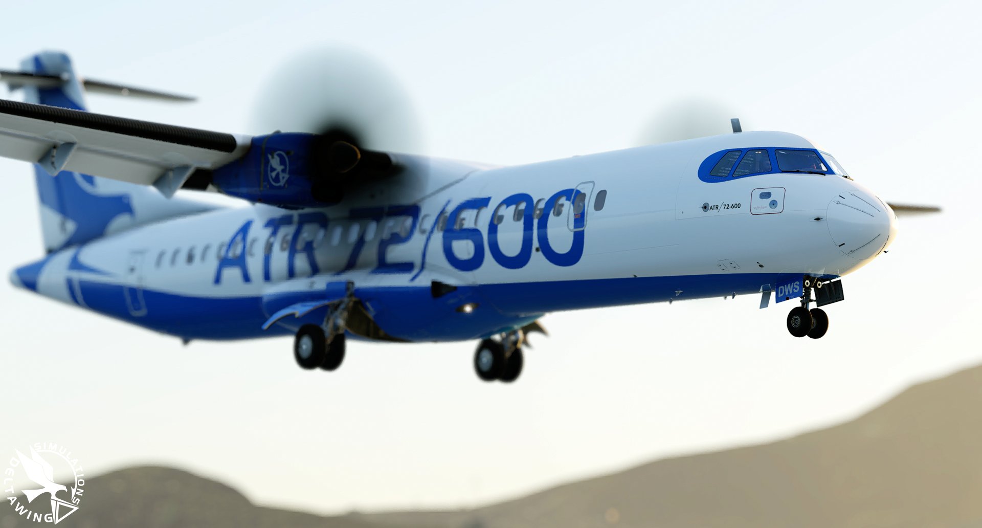 DeltaWing Releases ATR 72-600 for X-Plane 12
